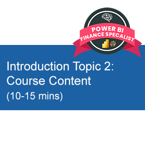 Introduction Topic 2: Course Content